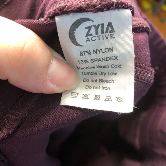 Zyia Active Pants Womens Medium Purple Ascend Jogger Activewear Casual - Picture 7 of 8